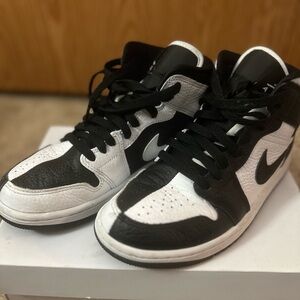 Kids Black and White Sneakers